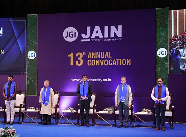 Business News | JAIN (Deemed-to-be University) Celebrates Triumph at Its 13th Annual Convocation for Batch 2023