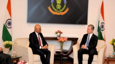 World News | FBI Director Wray Holds Discussions with CBI Chief, Recognises Challenges Posed by Transnational Crimes