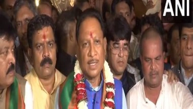 India News | Chhattisgarh CM-designate Vishnu Deo Sai to Take Oath on Dec 13