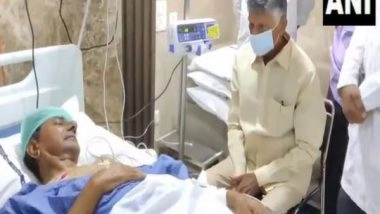 India News | TDP Chief N Chandrababu Naidu Meets Ailing KCR at Hyderabad Hospital