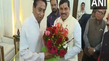 India News | MP: Congress Leader Kamal Nath Meets CM-designate Mohan Yadav