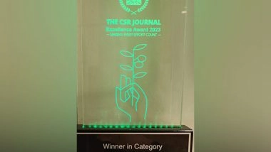 Business News | Naveen Jindal Led Jindal Steel & Power Honoured with CSR Excellence Award