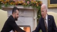 World News | Biden Meets Zelenskyy at White House, Calls on Congress to Pass Funding to Ukraine