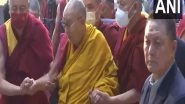 World News | Dalai Lama Arrives at Siliguri's Sed-Gyued Monastery to Deliver Teachings to His Devotees