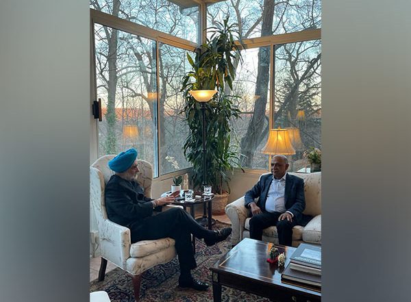 World News | Indian Envoy to US Discusses Technology Partnership with IBM CEO