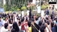 India News | SFI Raises Black Banners at Calicut University Against Governor Arif Mohammed Khan