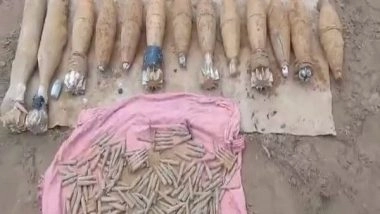 India News | Jammu: Arms, Ammunition Recovered During Road Excavation in Akhnoor