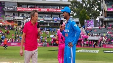 Sports News | South Africa Win Toss, Put India to Field in 1st ODI Clash, Sai Sudharsan Receives His Debut Cap