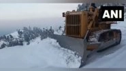 India News | J-k: Fresh Spell of Snow Blankets Kupwara District; Snow Clearance Ops Underway
