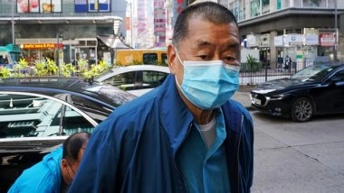 World News | Jailed Hong Kong Activist Kong Jimmy Lai to Go on Trial Under National Security Law Today