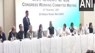 India News | Congress Working Committee Meeting Underway at AICC Headquarters