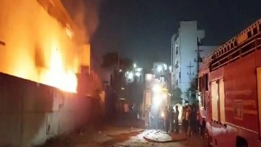 India News | Telangana: Fire Breaks out at Warehouse in Rangareddy