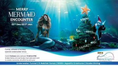 Business News | Merry Mermaid Encounter Show Splashes into VGP Marine Kingdom This Holiday Season