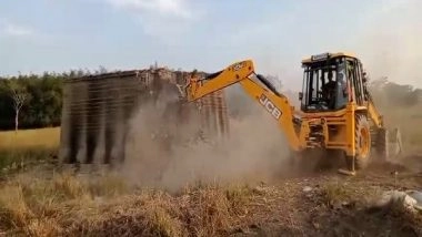 India News | Assam: Kamrup District Administration Conducts Eviction Drive Against Illegal Brick Kilns