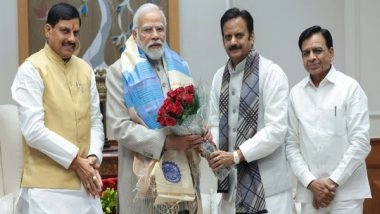 India News | Madhya Pradesh CM, Dy CMs Call on PM Modi; Discuss Schemes Related to Development