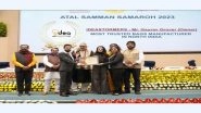 Business News | Atal Samman Samaroh 2023 Ideastormers Receive Awards From Giriraj Singh Union Cabinet Ministers And Ameesha Patel At Vigyan Bhawan- New Delhi