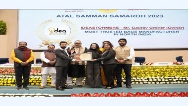Business News | Atal Samman Samaroh 2023 Ideastormers Receive Awards From Giriraj Singh Union Cabinet Ministers And Ameesha Patel At Vigyan Bhawan- New Delhi