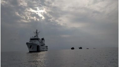 World News | Indian Navy, Coast Guard Vessels Moving Towards Merchant Ship Hit by Suspected Drone Attack