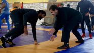 India News | 'Blood, Sweat, and Medals for the Country': Rahul Gandhi Joins Bajrang Punia in Wrestling Drill Amid WFI Row