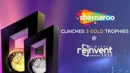 Business News | Shemaroo Entertainment's Creative Brilliance Shines with Triple Gold Win at Digital Reinvent Awards 2023