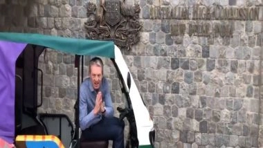 World News | Nicholas McCaffrey Begins Tenure as Australia's Deputy High Commissioner in India in Style, Riding on an Autorickshaw on Friday.
