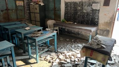 Madhya Pradesh: Two Students, Teacher Injured After Plaster From Ceiling of Government School Falls Off in Bhopal