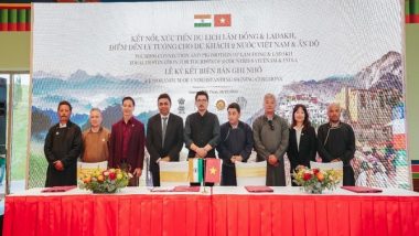 Business News | Historic Cultural Exchange and Tourism Collaboration Launched Between Vietnam's Lam Dong and India's Leh Ladakh