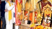 India News | Uttarakhand CM Dhami Visits Govardhan Temple in Mathura, Prays for Prosperity, Happiness in Country