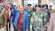 India News | Punjab Governor Visits Joint Check Post Attari, Commends Role of BSF in Safeguarding Borders