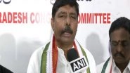 India News | Congress to Gear Up for Agitational Programs in Andhra Pradesh: Gidugu Rudra Raju