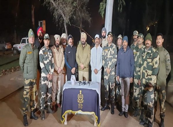India News | BSF, Punjab Police Recover China-made Drone with Contraband in Tarn Taran