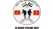 World News | India-UAE Joint Military Exercise 'Desert Cyclone' to Be Held in Rajasthan from January 2