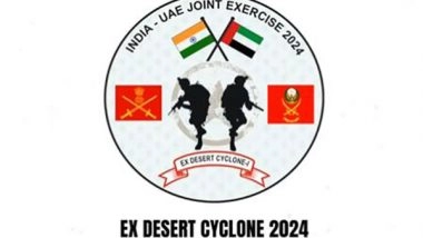 World News | India-UAE Joint Military Exercise 'Desert Cyclone' to Be Held in Rajasthan from January 2