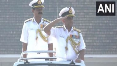 India News | Vice Admiral MA Hampiholi Relinquishes Charge as Flag Officer Commanding-in-Chief of Southern Naval Command
