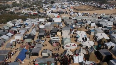 World News | Displaced Families in Gaza Grapple with Cramped Conditions in Humanitarian Catastrophe