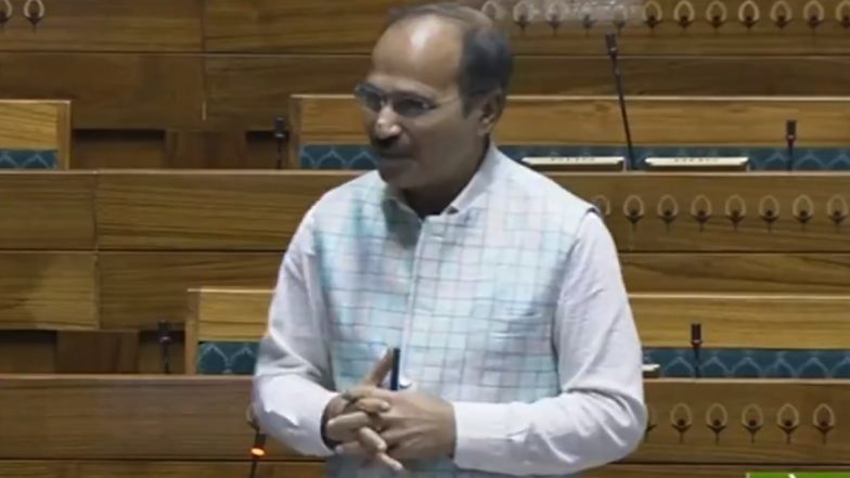 Lok Sabha Security Breach: Adhir Ranjan Chowdhury Lauds All MPs for Fearlessly Nabbing Intruders Who Entered House, Asks 'Where Were the Security Officials?' (Watch Video)