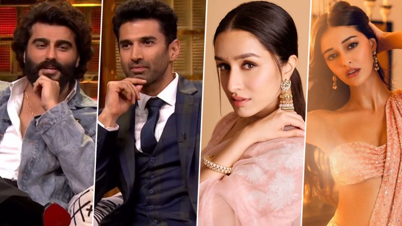 Koffee With Karan 8: Aditya Roy Kapur Left in Splits After Arjun Kapoor Says He Would Do ‘Aashiqui’ With Shraddha Kapoor and Ananya Panday in Lift (Watch Promo Video)