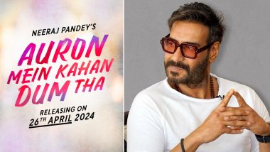 Auron Mein Kahan Dum Tha: Ajay Devgn's Next With Neeraj Pandey To Hit Theatres on April 26, 2024