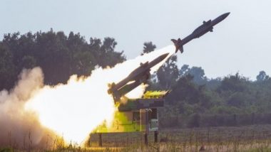 Indian Air Force Successfully Testfires Akash Air Defence Missile System, Destroys Four Targets Simultaneously at Astrashakti 2023