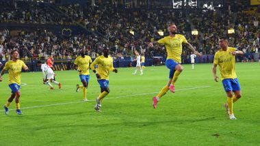 Al-Nassr 3–1 Al-Ettifaq, Saudi Pro League 2023–24: Goals From Cristiano Ronaldo, Marcelo Brozovic, and Alex Telles Lead Al-Alami Side to Victory (Goal Video Highlights)