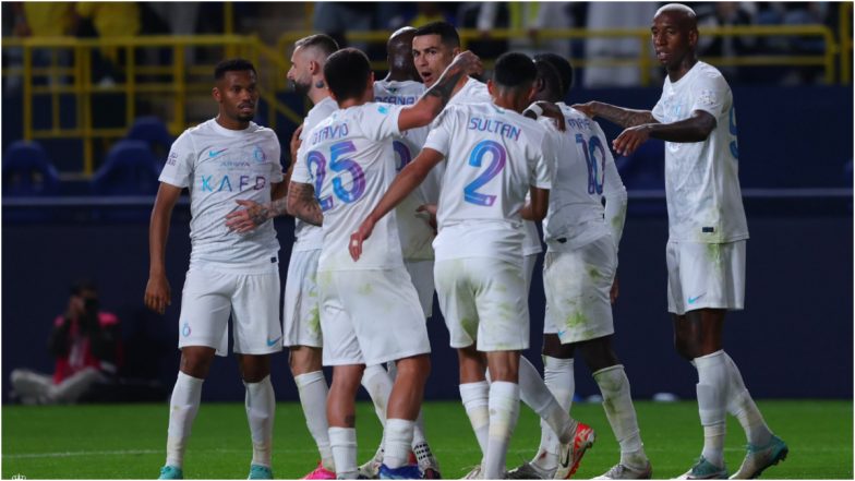 Al-Nassr 4–1 Al-Riyadh, Saudi Pro League 2023–24: Cristiano Ronaldo Scores, Anderson Talisca Hits Brace As Saudi Giants Return to Winning Ways (Watch Goal Video Highlights)