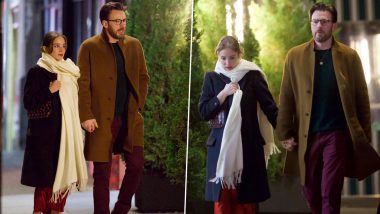 Alba Baptista and Chris Evans Make Their First Post-Wedding Appearance, Stepping Into Scarlett Johansson’s Christmas Party (View Pics)