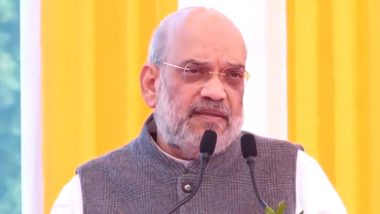 PM Narendra Modi Has Imagined an 'Atmanirbhar Bharat', Says Home Minister Amit Shah in Ahmedabad (Watch Video)