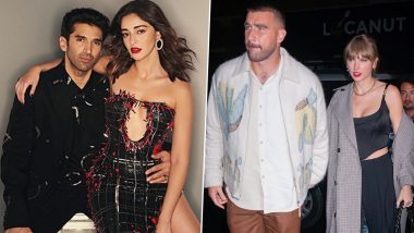 Year Ender 2023: Ananya Panday-Aditya Roy Kapur to Taylor Swift-Travis Kelce, Hottest Celebrity Link-Ups That Made Max Noise on the Internet!