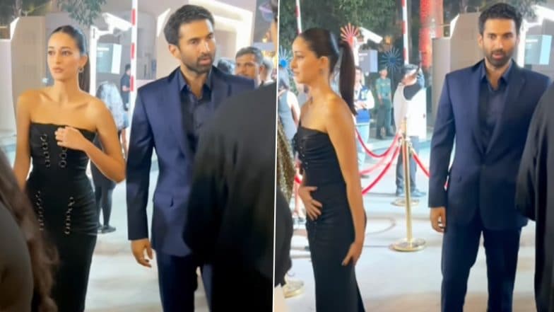 Ananya Panday and Aditya Roy Kapur Spotted Together at The Archies Premiere; Watch Rumoured Couple’s Video From the Event