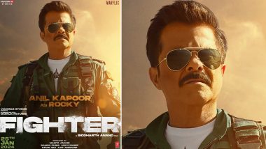 Anil Kapoor’s Fighter Poster Out! After Animal, Veteran Actor Aims for the Skies As Captain ‘Rocky’ (View Pic)
