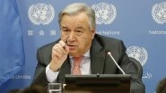 Israel-Hamas Conflict: Israeli Offensive Creates Massive Obstacles To Aid Distribution in Gaza, Says UN Secretary-General Antonio Guterres