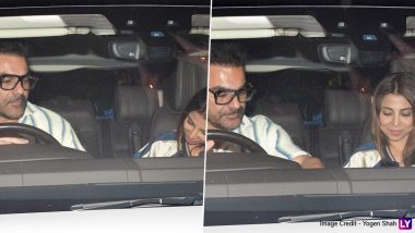 Arbaaz Khan and Sshura Khan Step Out In Style For Dinner Date, Check Out Pictures of Newlyweds!