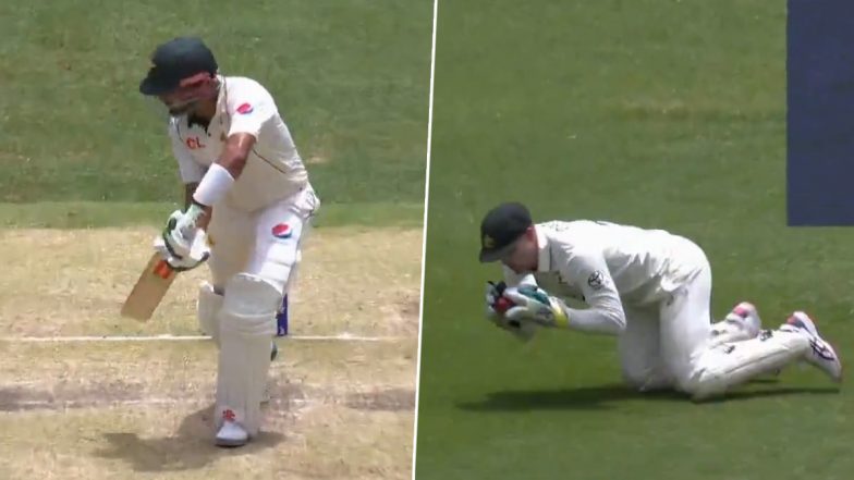 Babar Azam Dismissal Video: Watch Mitchell Marsh Account for Pakistan Batsman on Day 3 of AUS vs PAK 1st Test 2023