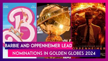 Golden Globes 2024 Nominations: Barbie, Oppenheimer, Killers of the Flower Moon, The Bear, Succession Dominate Categories